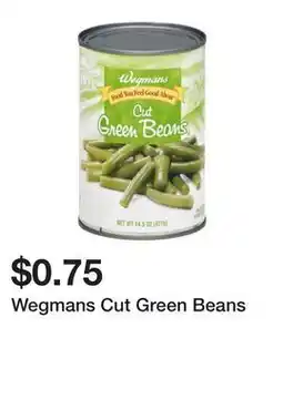 Wegmans Wegmans Cut Green Beans offer