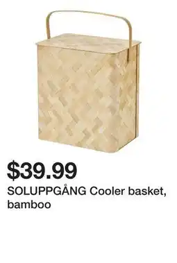 Ikea SOLUPPGÅNG Cooler basket, bamboo offer