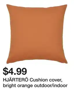 Ikea HJÄRTERÖ Cushion cover, bright orange outdoor/indoor offer