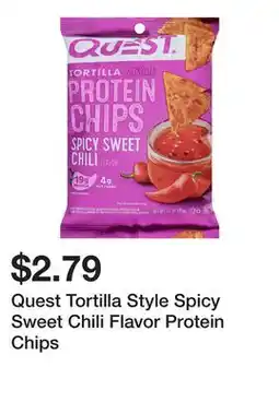 Wegmans Quest Tortilla Style Spicy Sweet Chili Flavor Protein Chips offer
