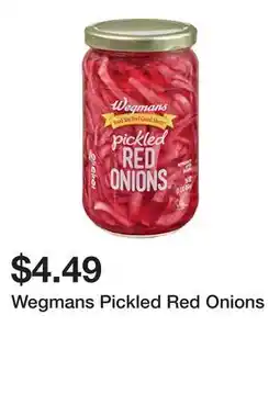 Wegmans Wegmans Pickled Red Onions offer