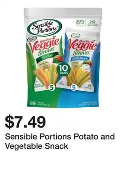 Wegmans Sensible Portions Potato and Vegetable Snack offer