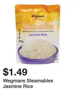 Wegmans Wegmans Steamables Jasmine Rice offer
