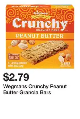 Wegmans Wegmans Crunchy Peanut Butter Granola Bars offer