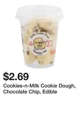 Wegmans Cookies-n-Milk Cookie Dough, Chocolate Chip, Edible offer
