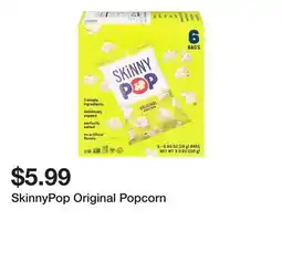 Wegmans SkinnyPop Original Popcorn offer