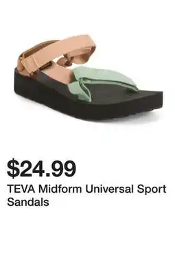 Marshalls TEVA Midform Universal Sport Sandals offer