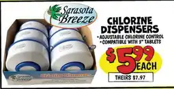 Ollie's CHLORINE DISPENSERS offer