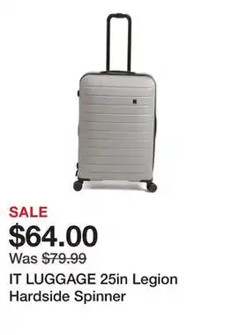 Marshalls IT LUGGAGE 25in Legion Hardside Spinner offer