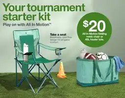 Target Your tournament stater kit offer