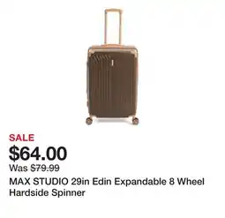 Marshalls MAX STUDIO 29in Edin Expandable 8 Wheel Hardside Spinner offer