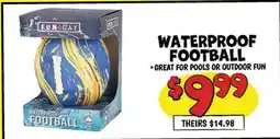 Ollie's WATERPROOF FOOTBALL offer