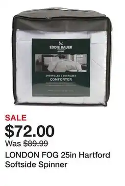 Marshalls LONDON FOG 25in Hartford Softside Spinner offer