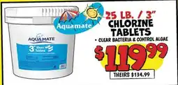 Ollie's 25 lb/3 CHLORINE TABLETS offer