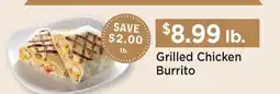 Heinen's Grilled Chicken Burrito offer