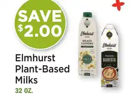 Heinen's Elmhurst Plant-Based Milks offer