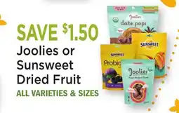 Heinen's Joolies or Sunsweet Dried Fruit offer