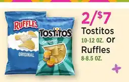 Heinen's Tostitos 10-12 OZ. or Ruffles 8-8.5 OZ offer