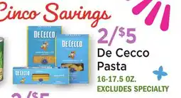 Heinen's De Cecco Pasta offer