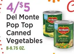 Heinen's Del Monte Pop Top Canned Vegetables offer