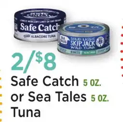 Heinen's Safe Catch 5 OZ. or Sea Tales 5 OZ. Tuna offer