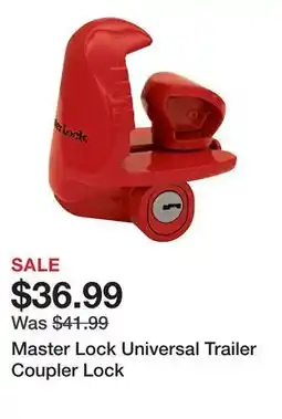 Tractor Supply Company Master Lock Universal Trailer Coupler Lock offer