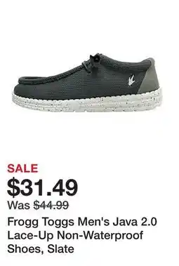 Tractor Supply Company Frogg Toggs Men's Java 2.0 Lace-Up Non-Waterproof Shoes, Slate offer