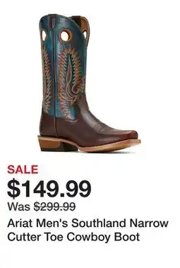 Tractor Supply Company Ariat Men's Southland Narrow Cutter Toe Cowboy Boot offer