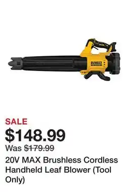 Tractor Supply Company 20V MAX Brushless Cordless Handheld Leaf Blower (Tool Only) offer