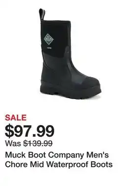 Tractor Supply Company Muck Boot Company Men's Chore Mid Waterproof Boots offer