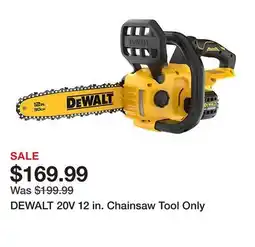 Tractor Supply Company DEWALT 20V 12 in. Chainsaw Tool Only offer