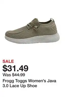 Tractor Supply Company Frogg Toggs Women's Java 3.0 Lace Up Shoe offer