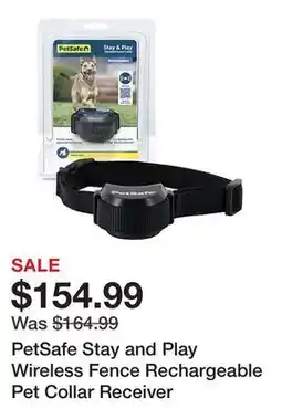 Tractor Supply Company PetSafe Stay and Play Wireless Fence Rechargeable Pet Collar Receiver offer