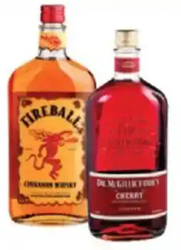 Hy-Vee Fireball cinnamon whisky or Dr. McGillicuddy's liqueur offer