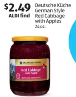 Aldi Deutsche Küche German Style Red Cabbage with Apples offer