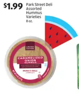 Aldi Park Street Deli Assorted Hummus offer