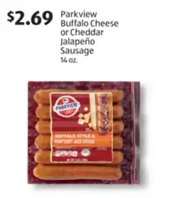 Aldi Parkview Buffalo Cheese or Cheddar Jalapeño Sausage offer