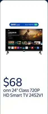 Walmart onn 24 Class 720P HD Powered by VIZIO Smart Television, 24S2V1 offer