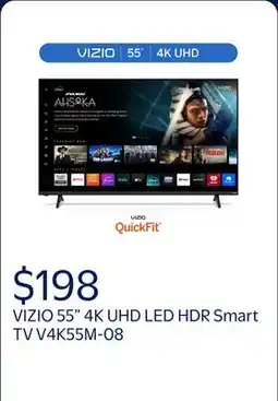 Walmart VIZIO 55 Class 4K UHD LED HDR Smart TV (V4K55M-08) offer
