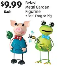 Aldi Belavi Metal Garden Figurine offer