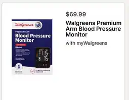 Walgreens Walgreens Premium Arm Blood Pressure Monitor offer