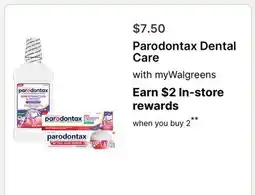 Walgreens Parodontax Dental Care offer