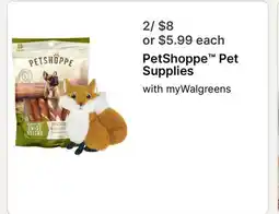 Walgreens PetShoppe Pet Supplies offer