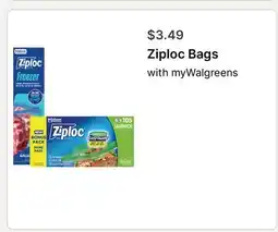 Walgreens Ziploc Bags offer