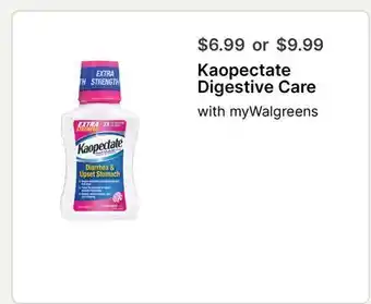 Walgreens Kaopectate Digestive Care offer