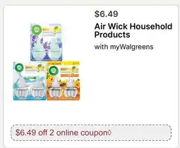 Walgreens Air Wick Household Products offer