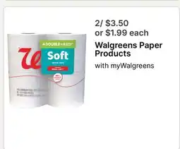 Walgreens Walgreens Paper Products offer