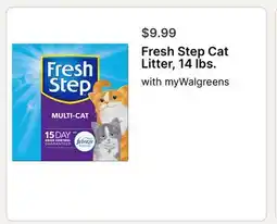 Walgreens Fresh Step Cat Litter, 14 lbs offer