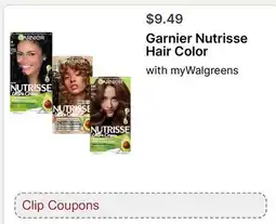 Walgreens Garnier Nutrisse Hair Color offer