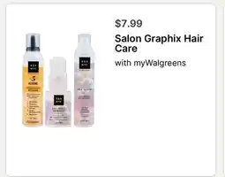 Walgreens Salon Graphix Hair Care offer
